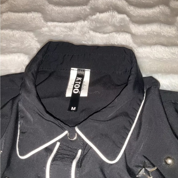 K Too Women’s Western Button Up Top Size M - Picture 3 of 10